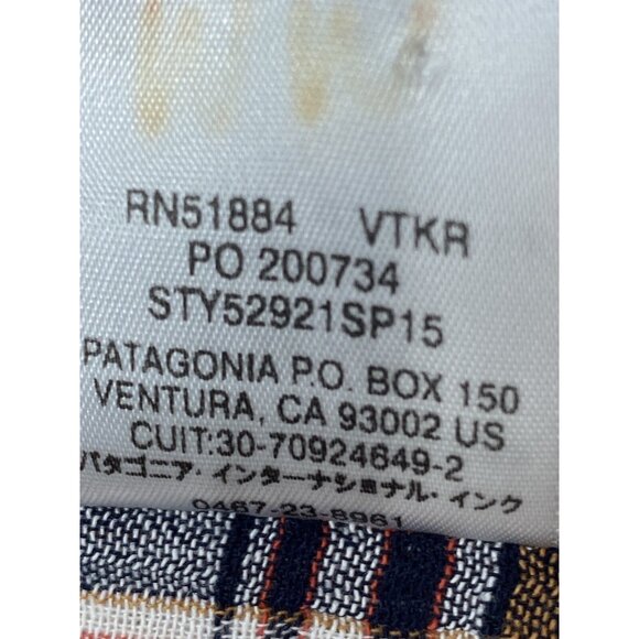 Patagonia Men’s XL A/C Lightweight Short Sleeve Shirt Plaid Crepe Pocket Button - Picture 6 of 16